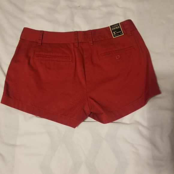 J.crew Chino City Short Women's Size 8 Color Red - Picture 2 of 10